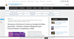 Desktop Screenshot of centrosdemesaparaboda.com