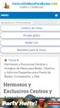 Mobile Screenshot of centrosdemesaparaboda.com